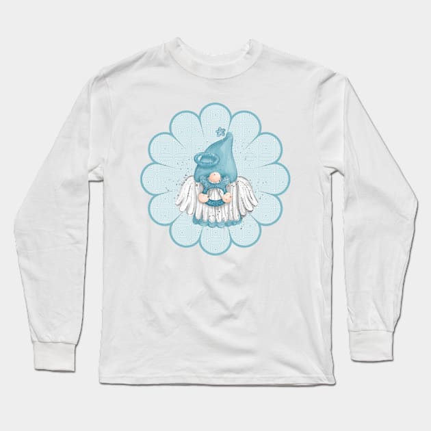 Taurus FLORAL GNOME- HOROSCOPE GNOME DESIGNS BY ISKYBIBBLLE Long Sleeve T-Shirt by iskybibblle